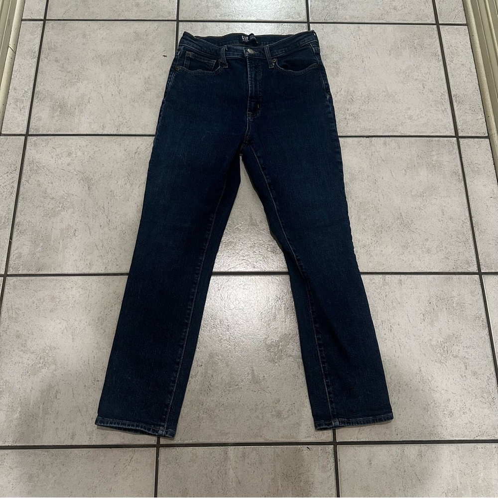 Classic Blue Women's Jeans High Rise Vintage Slim Jeans EUC Gap Denim - Picture 2 of 7